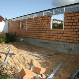 Agrandissement terrasse pour espace de jeu pour enfants Brignais